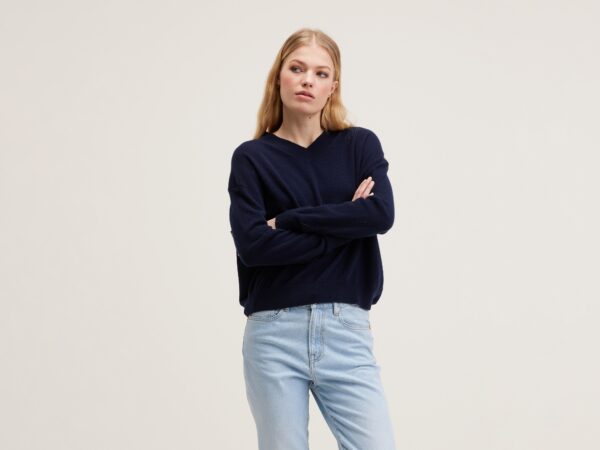 Daria Cashmere Knit Navd